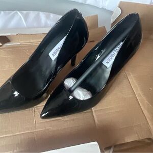 Steve Madden Glossy Black Heels